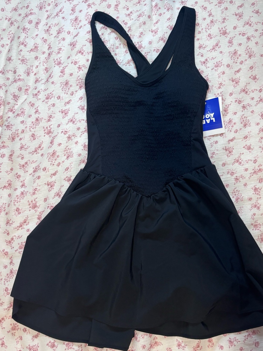 Joy lab Black Women’s athletic dress with Cross-Back Straps